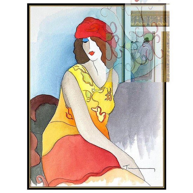 Message us to inquire about custom framing options! (Included for free with every purchase) The artwork here, "Scarlett...