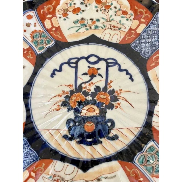 Japanese Imari Plate, 1900s For Sale - Image 3 of 11
