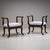 Coffee Mid-20th Century Pair of Walnut Tabourets, Italy For Sale - Image 8 of 18