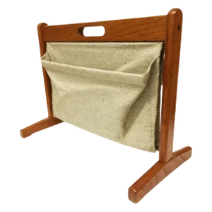 Danish Magazine Rack in Teak from Furbo, 1960s