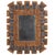 Mid-Century Modern A Small Geometric Blue Resin Mirror in the Manner of Line Vautrin For Sale - Image 3 of 8