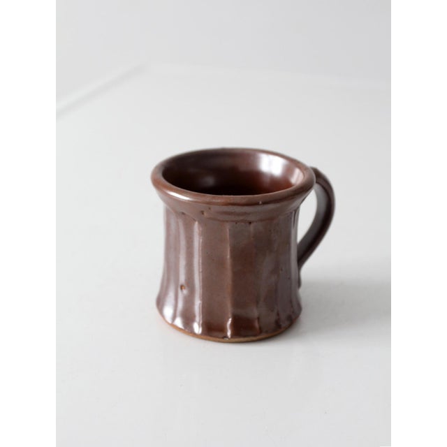 Vintage Handmade Studio Pottery Mug For Sale - Image 9 of 10