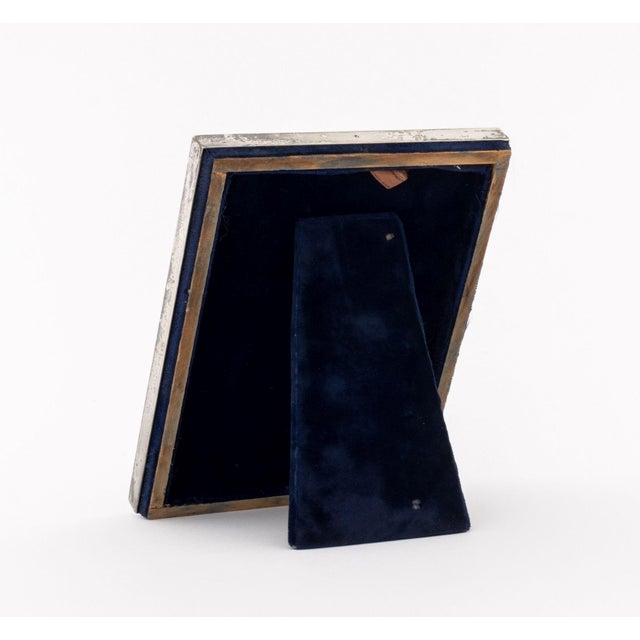 Metal Cartier Sterling Baby Announcement Picture Frame For Sale - Image 7 of 7