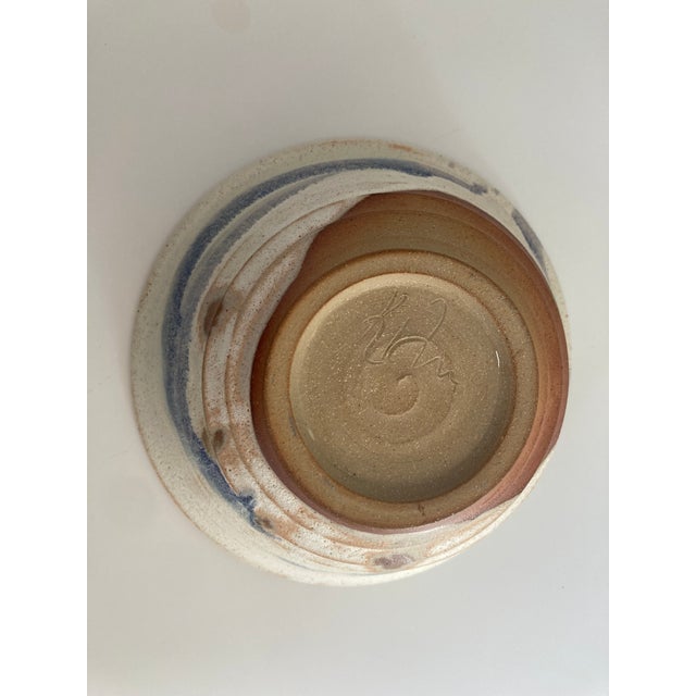 Rustic Vintage Studio Pottery Bowl For Sale - Image 3 of 5