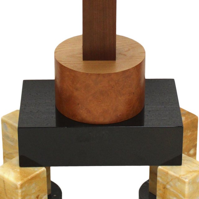 Black Italian Modern Demilune Console Table by Ettore Sottsass, 1990s For Sale - Image 8 of 9