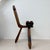 Spanish Brutalist Hand Carved Oak Tripod Chair, 1970s For Sale - Image 18 of 18