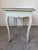 Vintage Italian French Provincial Louis XV Style Writing Desk With Glass Top For Sale - Image 12 of 12