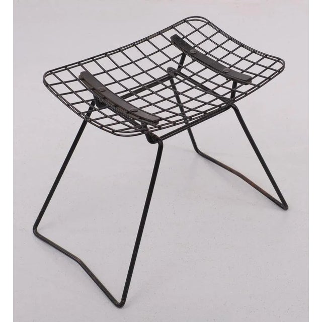 Steel Wire Stool by Cees Braakman for Pastoe, 1958 For Sale - Image 6 of 12