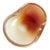 Vintage Murano Seguso Rusty Red Gold Flecks Pulveri Italian Art Glass Mid Century Decorative Bowl For Sale
