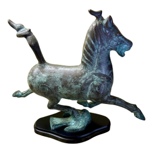 Replica of the Bronze Sculpture of ‘Flying/Galloping Horse of Gansu on Dragon/Swallow’, Han Dynasty