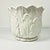 1970s Vintage Hollywood Regency Boho Chic Trompe L’Oeil Style Ceramic White Tulip Planter. For Sale - Image 9 of 16