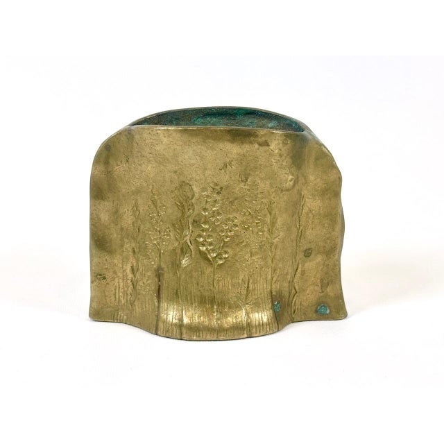 Vintage Handmade Bronze Vase by Dorothea Dietz, 1960s For Sale - Image 18 of 18