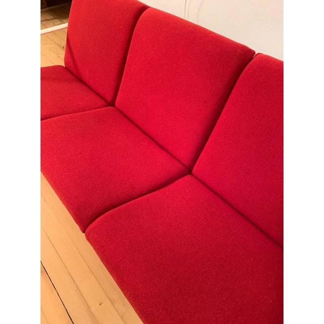 Metal American Sofa attributed to Bruce Hannah and Andrew Morrison for Knoll Inc./Knoll International, 1970s For Sale - Image 7 of 13