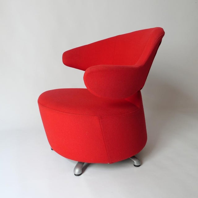 Red Canta Swivel Chair by Toshiyuki Kita for Cassina, 2010s For Sale - Image 8 of 15