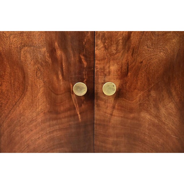 Brown Small Art Deco Mahogany Living Room Cabinet, 1930 For Sale - Image 8 of 13