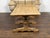 French 19th Century Bleached Oak Farm Table with Trestle Base and Baluster Legs For Sale In Atlanta - Image 6 of 12