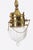Antique Edwardian Brass & Cut Crystal Ceiling Lights, 1900, Set of 2 For Sale - Image 9 of 16