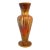 Mid-Century Americana Folk Art Boho Chic Dripped Glazed Ceramic Vase. For Sale