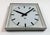 Large Grey Square Wall Clock from Pragotron, 1970s For Sale - Image 6 of 18