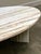 Oval Breccia Sarda Striato Marble Coffee Table, Italy, 1980s For Sale - Image 14 of 15