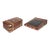 Victorian Teak and Brass Campaign Bookshelves, Army & Navy Store, "The Portable Library" For Sale