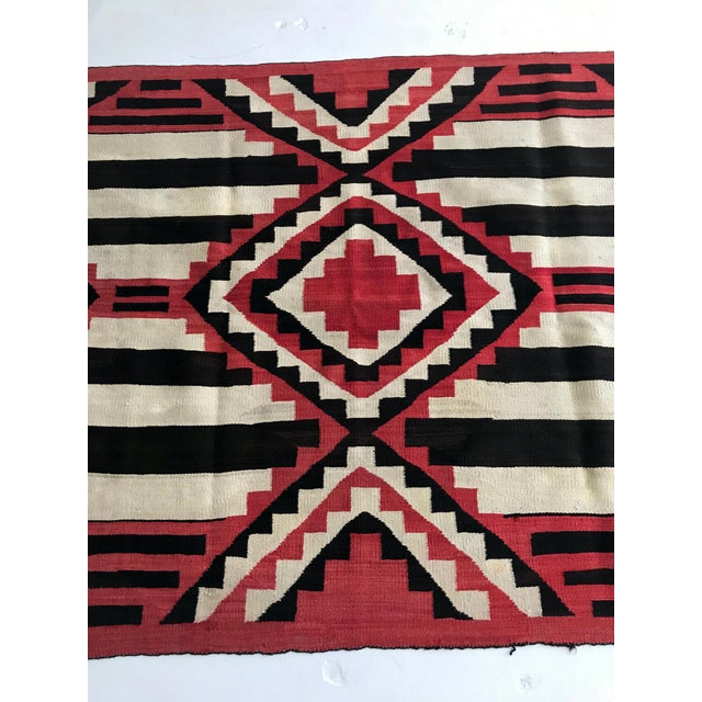 Antique Navajo Chief Blanket For Sale In Atlanta - Image 6 of 12