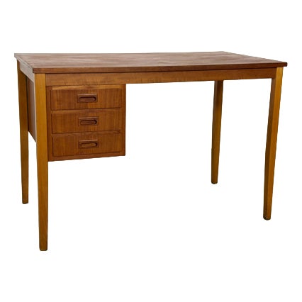 Vintage Danish Desk in Teak For Sale