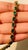 Modern 18k Yellow Gold 13.5cts Emerald and Diamond Tennis Bracelet For Sale - Image 3 of 9