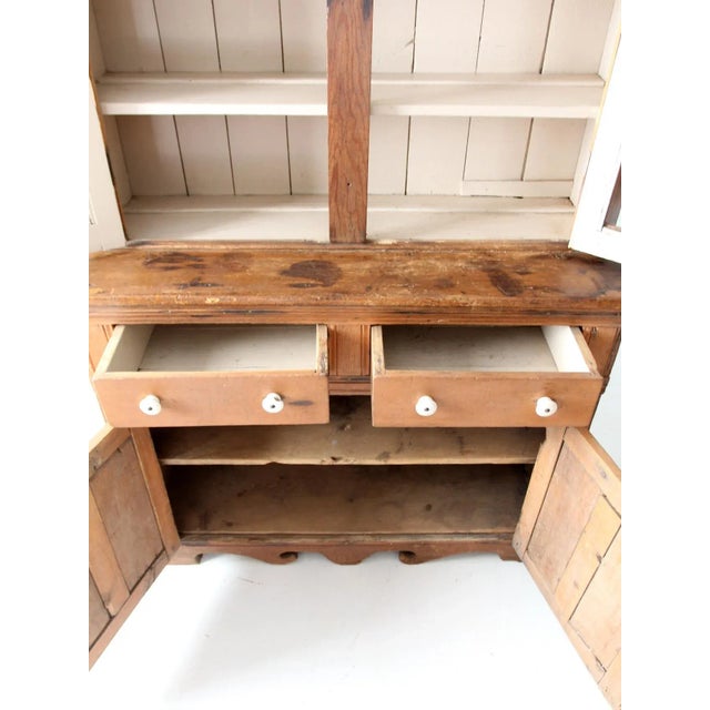 Late 19th Century Antique Farmhouse Hutch For Sale - Image 5 of 11