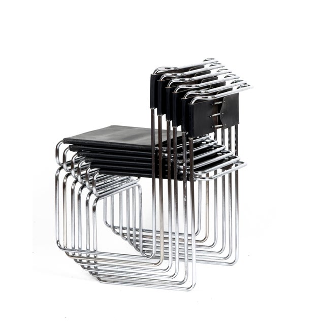 Vintage Libellula Chairs by Giovanni Carini for Planula, 1970s, Set of 6 For Sale - Image 9 of 13
