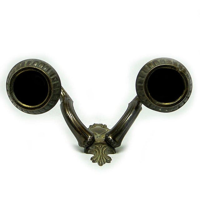 1950s Eclectic Two-Armed Wall Lamp, Poland, 1950s For Sale - Image 5 of 8