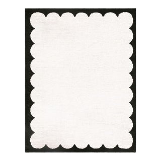 Fossay Shag Machine Woven Rug Ivory 6x8 For Sale