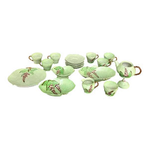 Antique English Carlton Ware Tea Serving Set- 19 Pieces