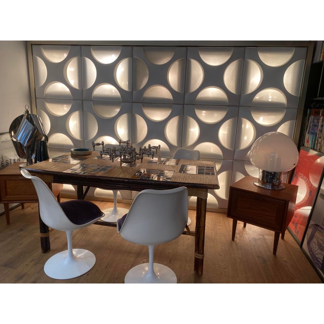 Ivory Oysterlight Panels by Rolf Krüger for Staff, 1960s, Set of 15 For Sale - Image 8 of 11