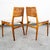 Mid Century Modern Dining Chairs Set 4 E. Knudsen White Oak Brown Cane Restored For Sale In Sacramento - Image 6 of 12