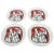 Vintage After Fernand Leger French Limoges Porcelain Plates, Set of Four in Acrobat Series For Sale - Image 9 of 9