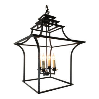 E.F. Chapman for Visual Comfort Brighton Pagoda Lantern Pendant For Sale