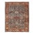 Antique Persian Bakshaish Rug With Medallions and Flower Motifs in Midnight Blue For Sale