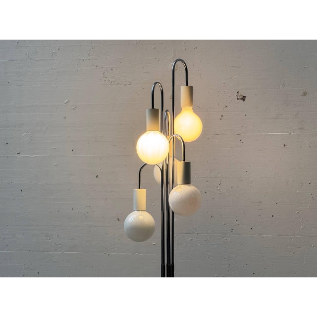 1970s Vintage Waterfall Floor Lamp by Robert Sonneman, 1970s For Sale - Image 5 of 16