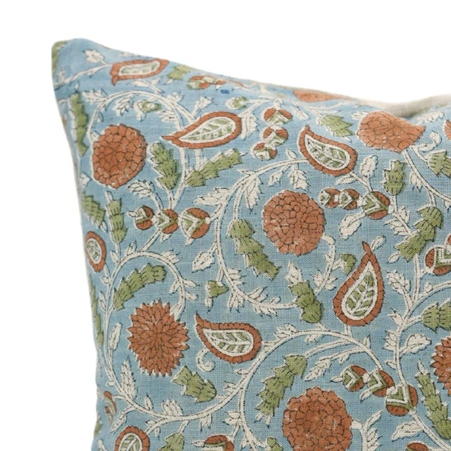 Viscose Linen Cushion Cover 26x26 Inch - Gopia For Sale - Image 4 of 4