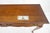 Solid Cherry Queen An Style Two Drawers Low Profile Console Table MINT For Sale - Image 12 of 16