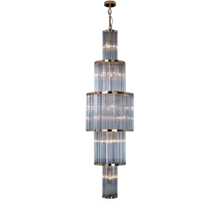 Collection Nettuno Chandelier om Metal and Glass by Jago For Sale