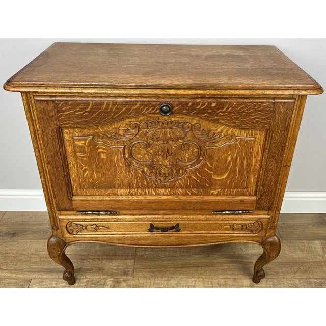 Vintage Louis XIV French Oak Sideboard For Sale - Image 13 of 13