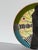 Ceramic 1980s Lois Barton Hand-Painted Modernist Figurative Art Ceramic Plate For Sale - Image 7 of 12
