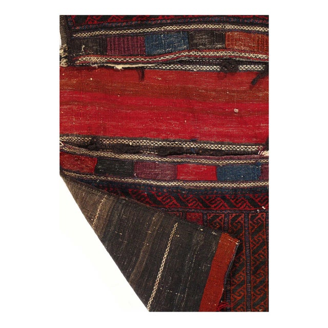 Traditional Pasargad DC Antique Saddle Bag Rug For Sale - Image 3 of 3