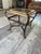 Vintage Jacques Adnet for Hermès Style Forged Iron & Wood Equestrian Buckle Side Table For Sale - Image 6 of 6