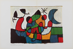 Joan Miro, Tapis de Tarragona XII, Lithograph