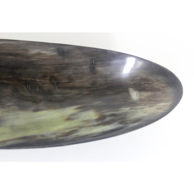 Brown Vintage Horn Bowl, Natural Trinket Dish or Catchall For Sale - Image 8 of 12