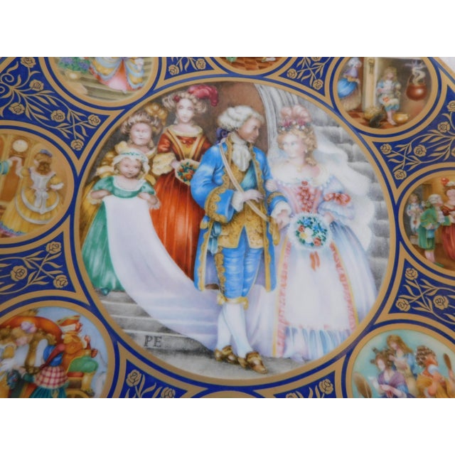 1940s Porcelaine Franklin Plate For Sale - Image 4 of 7