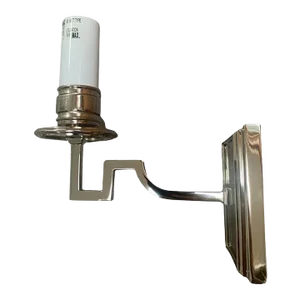Visual Comfort Alexa Hampton Dean Single Arm Sconce in Polished Nickel Ah 2000pn-Np